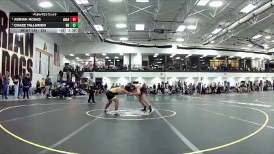 125 lbs Semifinal - Adrian Rosas, Adrian vs Chazz Tallarigo, Baldwin Wallace
