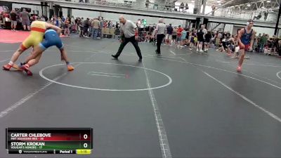 140 lbs Round 3 (6 Team) - Storm Krokan, Vougar`s Honors vs Carter Chlebove, Mat Assassins Red