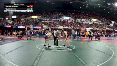 A - 132 lbs Champ. Round 1 - Ryder Haskins, Frenchtown vs Elijah Nose, Laurel