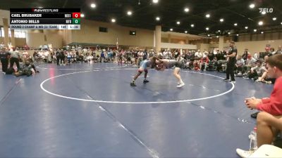 132 lbs Round 2 Champ & Wb (32 Team) - Cael Brubaker, North DeSoto Red vs Antonio Mills, Morris Fitness Dynasty