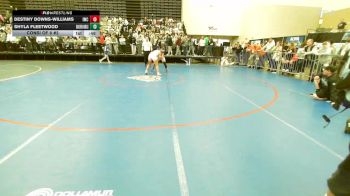 140 lbs Consi Of 8 #2 - Destiny Downs-Williams, Immortals vs Shyla Fleetwood, Golden Girls Wrestling