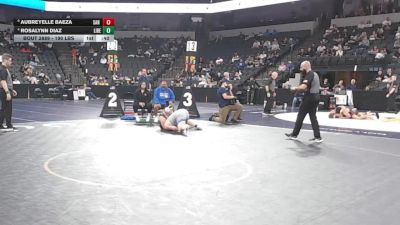 190 lbs Consolation - Aubreyelle Baeza, San Dimas (SS) vs Rosalynn Diaz, Liberty (NC)