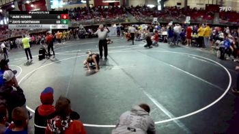 95 lbs Champ. Round 2 - Jase Koehn, Clarkson Leigh vs Zayd Wortmann, League Of Heroes