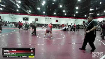 Cons. Round 1 - Kaylen Carle, San Clemente vs Alexis Llamas, Elsinore