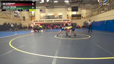 125 lbs Round 4 (6 Team) - Jay Everhart, Trinidad State vs Trevon Oehme, Southeast Community College