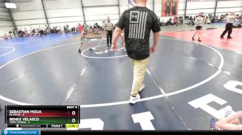 60 lbs Rd# 5- 3:45pm Friday Final Pool - Sebastian Moua, PA White vs Benex Velasco, Terps XPress