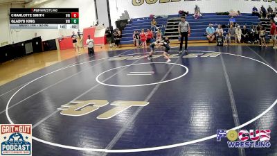52-56 lbs Round 3 - Charlotte Smith, Butler vs Gladys King, Knoch