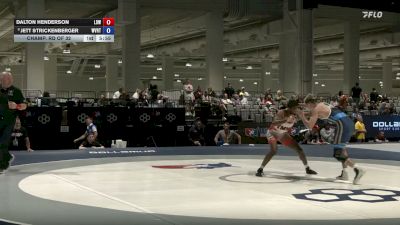 57 kg Champ. Rd Of 32 - Dalton Henderson, Legacy Dragons Wrestling vs Jett Strickenberger, WVRTC