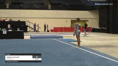 Jakson Kurecki - Floor, EVO Gym FL - 2021 USA Gymnastics Development Program National Championships