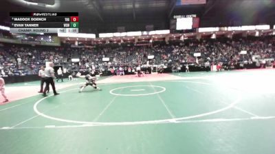 95 lbs Champ. Round 2 - Evan Tanner, WSW1 vs Maddox Doench, TBG1