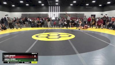 139 lbs Round 2 (8 Team) - Luke Banas, Short Time vs Drew Moro, CP Wrestling Academy