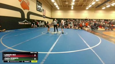 175D Round 1 - Owen Roberts, Natrona County vs Landon Nez, Riverton