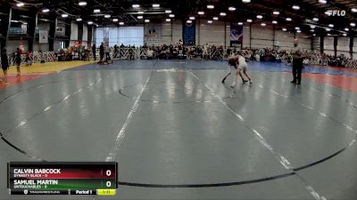 72 lbs Rd# 5- 3:45pm Friday Final Pool - Calvin Babcock, Dynasty Black vs Samuel Martin, Untouchables