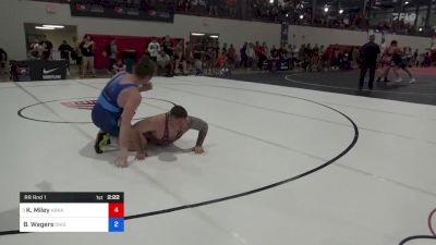 130 kg Rr Rnd 1 - Keith Miley, Arkansas Regional Training Center vs Bruce Wagers, Ohio