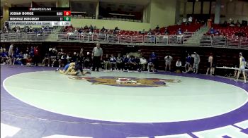113 lbs 4th Wrestleback (16 Team) - Josiah Borge, Manhattan HS vs Behruz Ikromov, Lincoln East