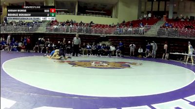 113 lbs 4th Wrestleback (16 Team) - Josiah Borge, Manhattan HS vs Behruz Ikromov, Lincoln East