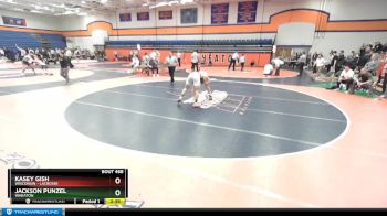 197 lbs Semifinal - Kasey Gish, Wisconsin - Lacrosse vs Jackson Punzel, Wheaton