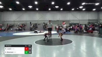 43 lbs Prelims - Adrien Lopez, Ghost Riders vs Channing Bowman, SWAT Blue