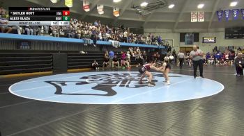 130 lbs Champ. Round 1 - Alexi Glaza, Mount Vernon vs Skyler Hoyt, Iowa Valley, Marengo