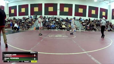 190 lbs Round 2 - Isaac Pedersen, Bay vs Landon Linn, Wadsworth
