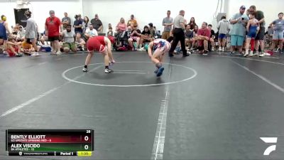 88 lbs Finals (2 Team) - Bently Elliott, U2 Upstate Uprising Red vs Alex Viscido, 84 Athletes