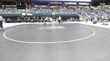 150 lbs 1st Place Match - Maxwell Kerr, Maize South HS vs Julian Glover, Salina-Central HS