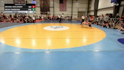 160 lbs Rr Rnd 2 - Michael Boulanger, MetroWest United Black vs Micah Thompson, CKWA