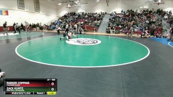 190 lbs Champ. Round 1 - Zack Kuntz, Greybull/Riverside vs Parker Copping, Thunder Basin