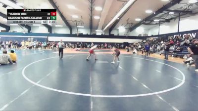 157 lbs Champ. Round 1 - Brandon Flores-Salazar, Alvernia vs Martin Turi, King`s College
