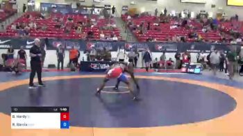 70 lbs Quarterfinal - Brandon Hardy, Virginia vs Radames Garcia, Swamp Monsters Wrestling Club