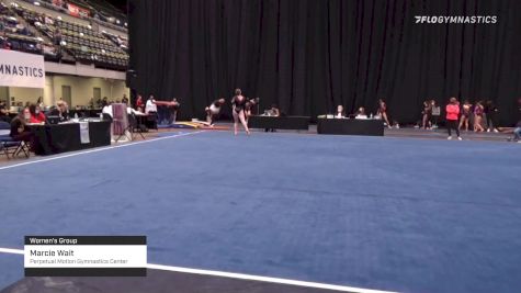 Marcie Wait - Women's Group, Perpetual Motion Gymnastics Center - 2021 Women's Xcel Region 4 Championships