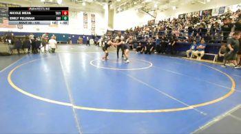 125 lbs Champ. Round 2 - Emily Feldman, Santa Monica vs Nicole Mejia, Troy