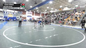 138 lbs Champ. Round 1 - Logan Hammon, Huntington Beach vs Richard Rojas, Warren