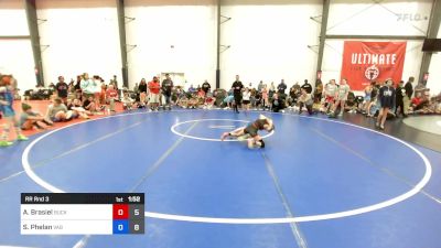 32 kg Rr Rnd 3 - Anna Brasiel, Buckeye Girls National Team vs Savannah Phelan, Virginia Blue