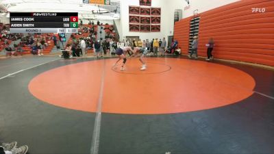 132A Round 1 - Aiden Smith, Tongue River vs James Cook, Laurel