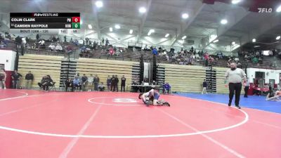 120 lbs Champ. Round 3 - Camden Raypole, Homestead vs Colin Clark, Perry Meridian