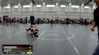 120 lbs Round 9 (10 Team) - Dylan Ilc, Lake WC vs Stryker Kenney, Dayton Bandits