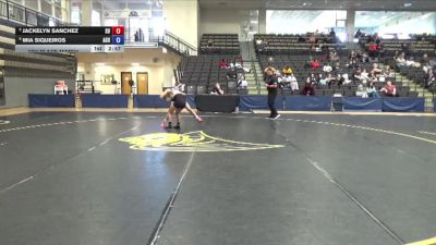 103 lbs 5th Place Match - Mia Siqueiros, Adams State vs Jackelyn Sanchez, Schreiner University