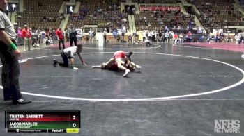 106 lbs Quarterfinal - Jacob Marler, Cleburne County vs TRISTEN GARRETT, Saks Sr