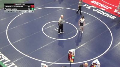 103 lbs Round Of 64 - Garrett Stevenson, Hickory vs Jacob Dugan, Philipsburg-Osceola