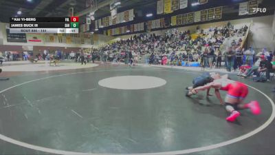 144 lbs Cons. Round 4 - James Buck Iii, Sahuarita vs Kai Yi-Berg, Folsom
