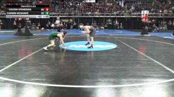 141 lbs Champ. Round 1 - Carsen Richards, Lake Erie vs Colton Stoneking, Fairmont St.