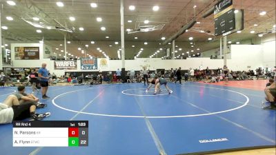 128 lbs Rr Rnd 4 - Noah Parsons, Kraken White vs Aidan Flynn, Shore Thing WC