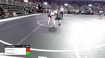 135 lbs Quarterfinal - Xander Harding, Outlaws Wrestling Club vs Isaiah Ebersbach, Ocrtc