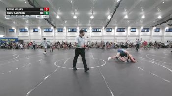 157-165 lbs Quarterfinal - Reese Kelley, Unaffiliated vs Riley Sanford, Sabertooth Wrestling Club