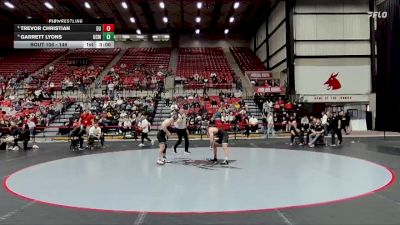 149 lbs Quarterfinal - Trevor Christian, Drury vs Garrett Lyons, Central Missouri