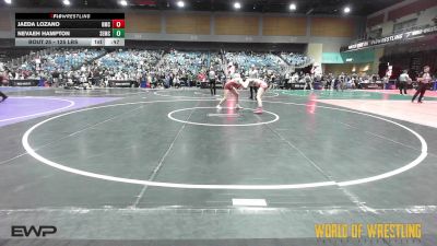 125 lbs Consi Of 16 #2 - Jaeda Lozano, Hillsboro Mat Club vs Nevaeh Hampton, Salem Elite Mat Club