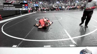 104.8-112 lbs Rr Rnd 2 - Sienna Maiani, Cincinnati Elite Wrestling Academy vs Peyton Vasquez, Claremore Wrestling Club