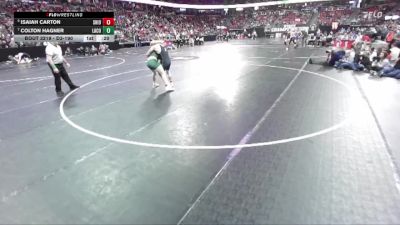 D3-190 lbs Cons. Semi - Colton Hagner, Laconia vs Isaiah Carton, Shiocton