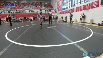 84 lbs Rr Rnd 4 - Allie Faulk, Carl Albert vs Layla Achziger, Choctaw Ironman Youth Wrestling